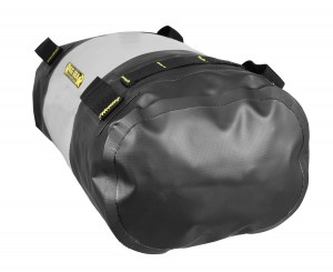 Photo of Hurricane 10L Roll bag on white background - close up of bottom panel